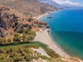 Kourtaliotiko waterfalls and Palm beach Image 11